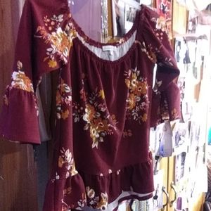 Moa moa off the shoulder top